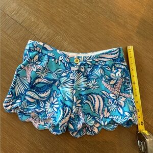Lilly Pulitzer Buttercup Knit Shorts “Sunny State of Mind” Sz 2